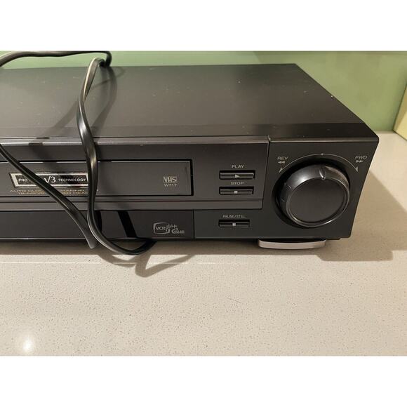TOSHIBA W-714 VHS VCR Player *Remote Not Included* Works Great! Free Shipping! - Picture 3 of 8